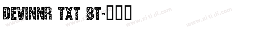 DEVinnr txt bt字体转换